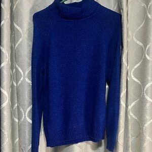 Karen Scott Women's Deep Blue Turtleneck Sweater